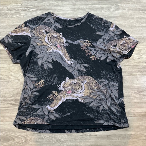 All Saints Chokai Tiger Tee oversized - Picture 2 of 5